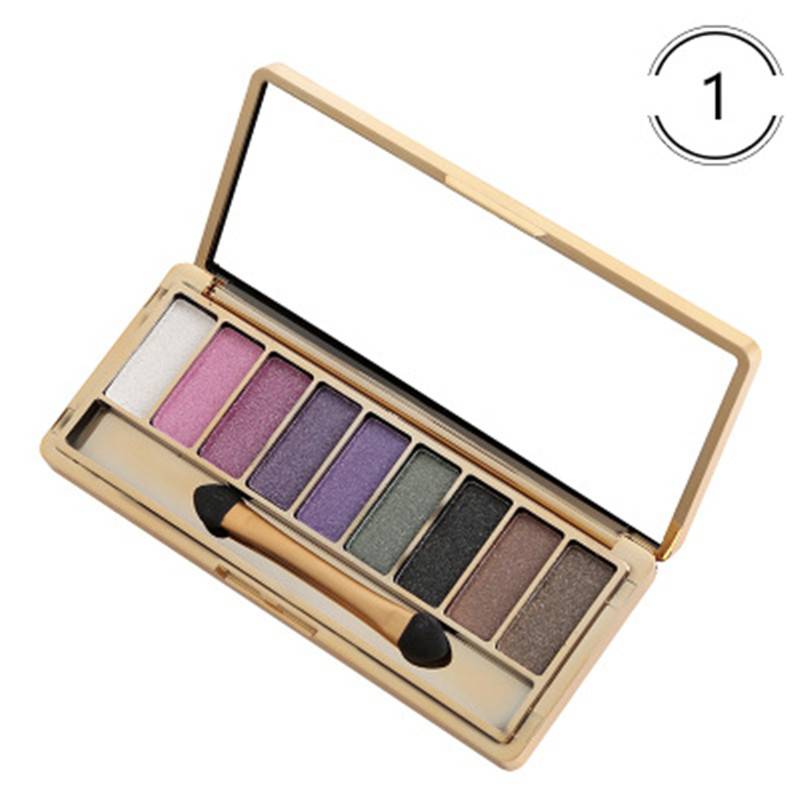 Paleta De Sombras De Ojos Deslumbrantes Nacaradas De 9 Colores display picture 11