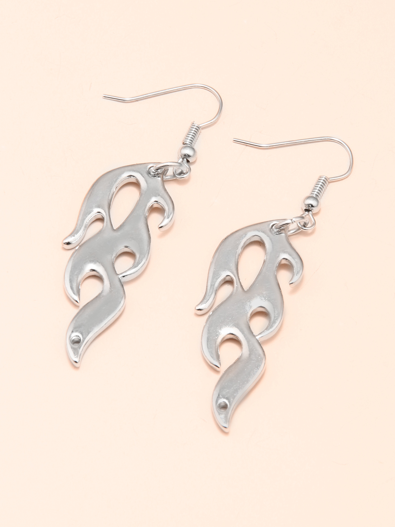 Personality Fashion Flame Shape Simple Earrings Creative Earrings display picture 1