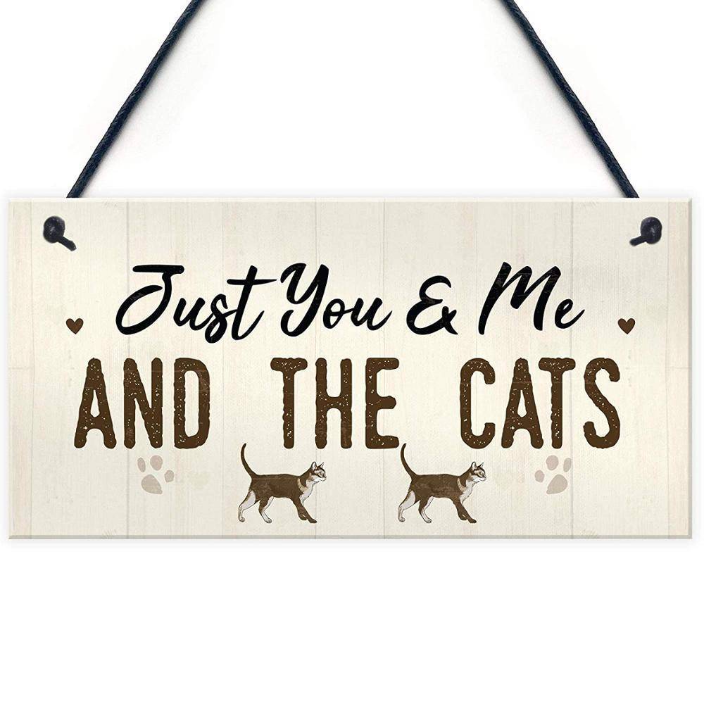 European And American Wooden Sign Cat Tag Listing Ornaments Wood Decoration display picture 14