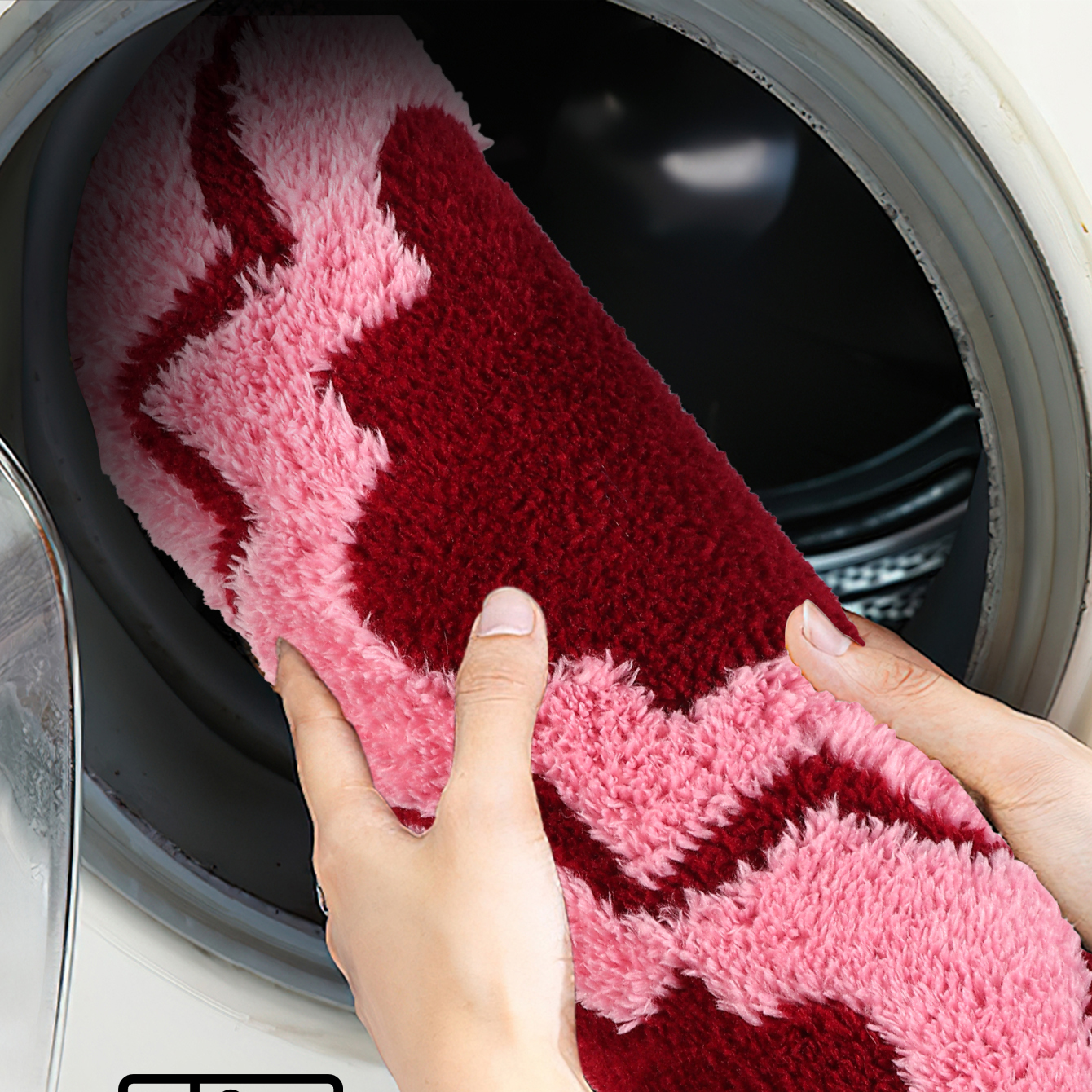 1 Plush Absorbent Non-slip Bathroom Floor Mat 40cm*60cm display picture 4