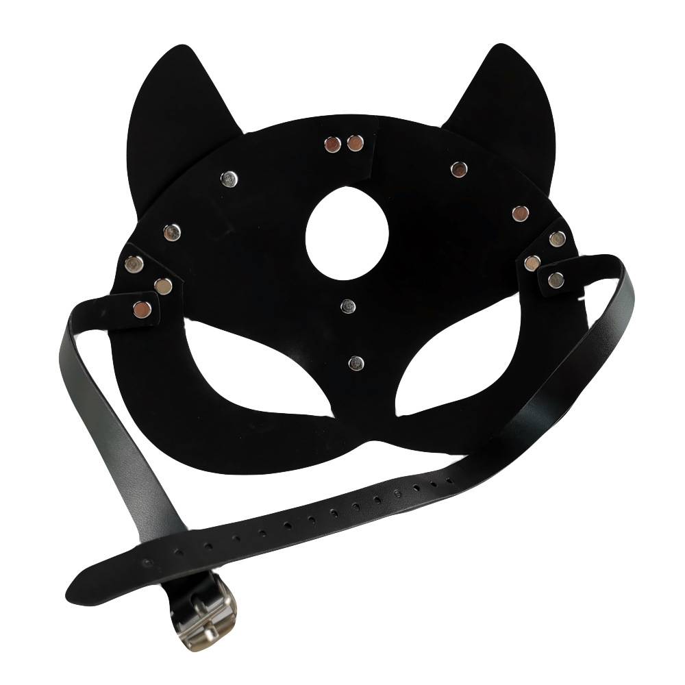 Creative Leather Prey Fox Ear Mask Eye Mask Christmas Party Dance Mask display picture 3