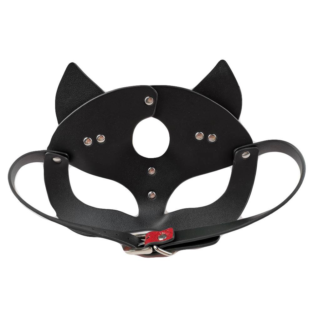 Creative Leather Prey Fox Ear Mask Eye Mask Christmas Party Dance Mask display picture 8
