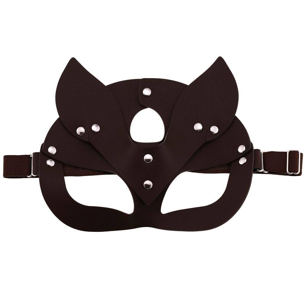 Creative Leather Prey Fox Ear Mask Eye Mask Christmas Party Dance Mask display picture 10