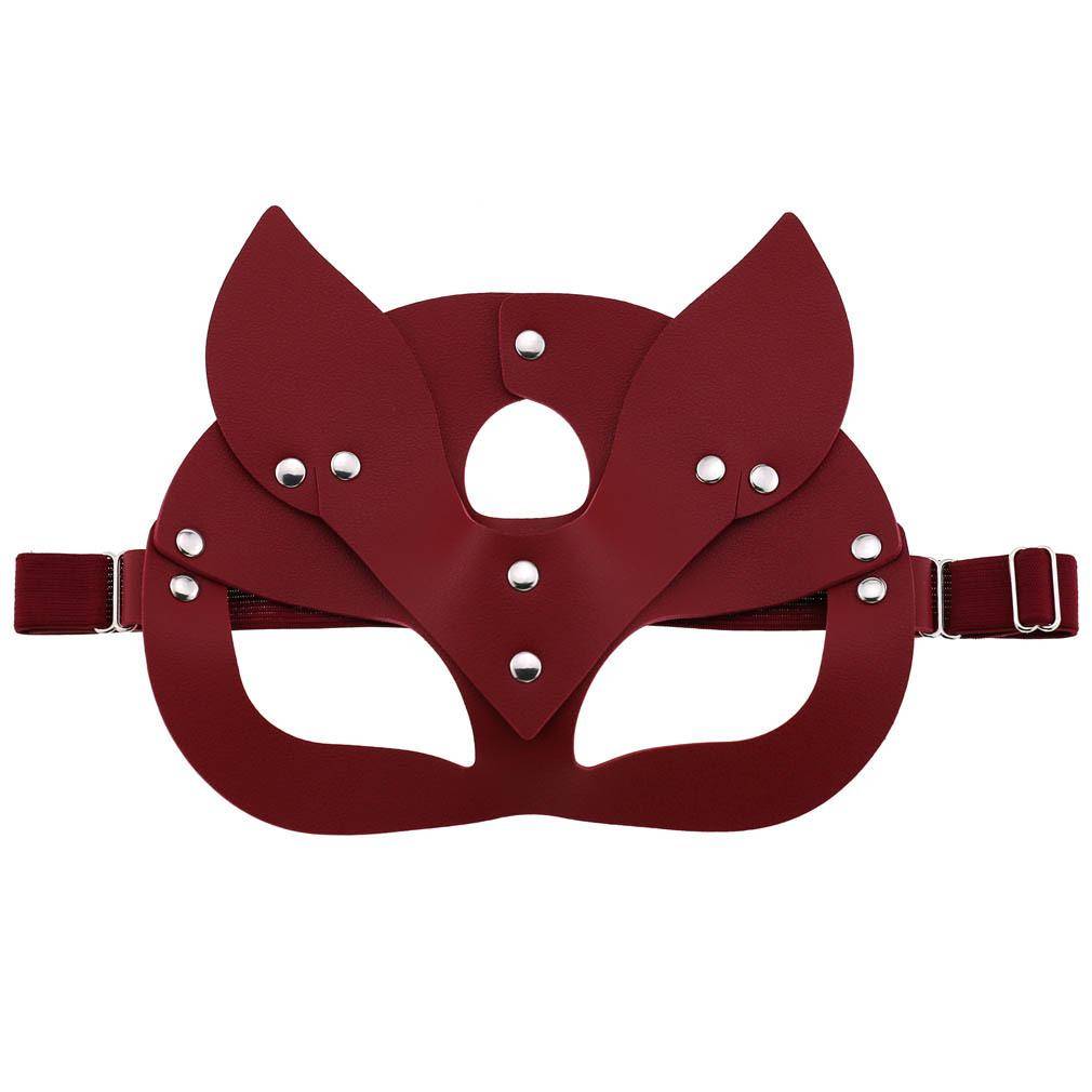 Creative Leather Prey Fox Ear Mask Eye Mask Christmas Party Dance Mask display picture 15