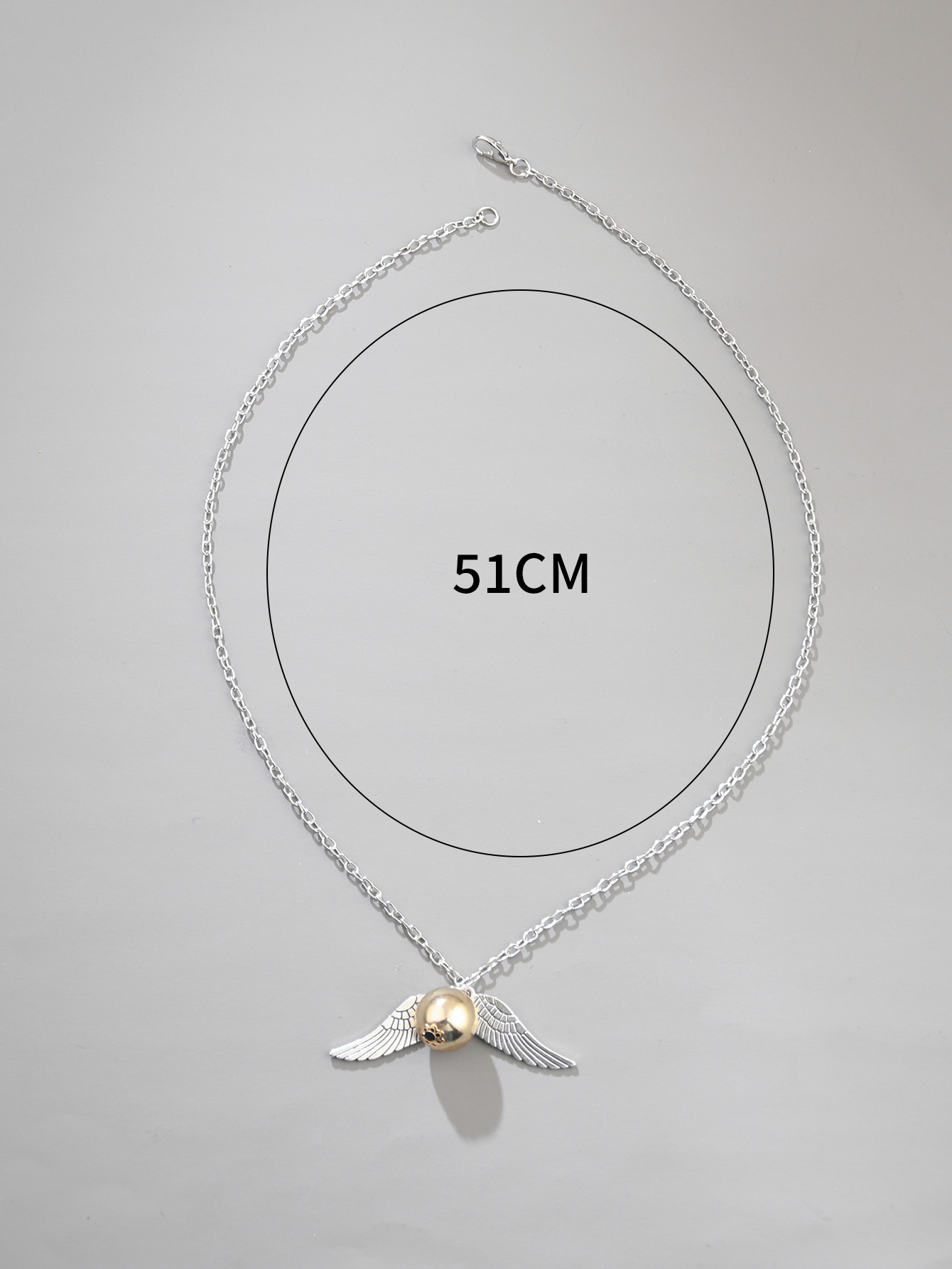 Collar Nuevo De Moda Snitch Angel Wings Collar De Metal Al Por Mayor display picture 1