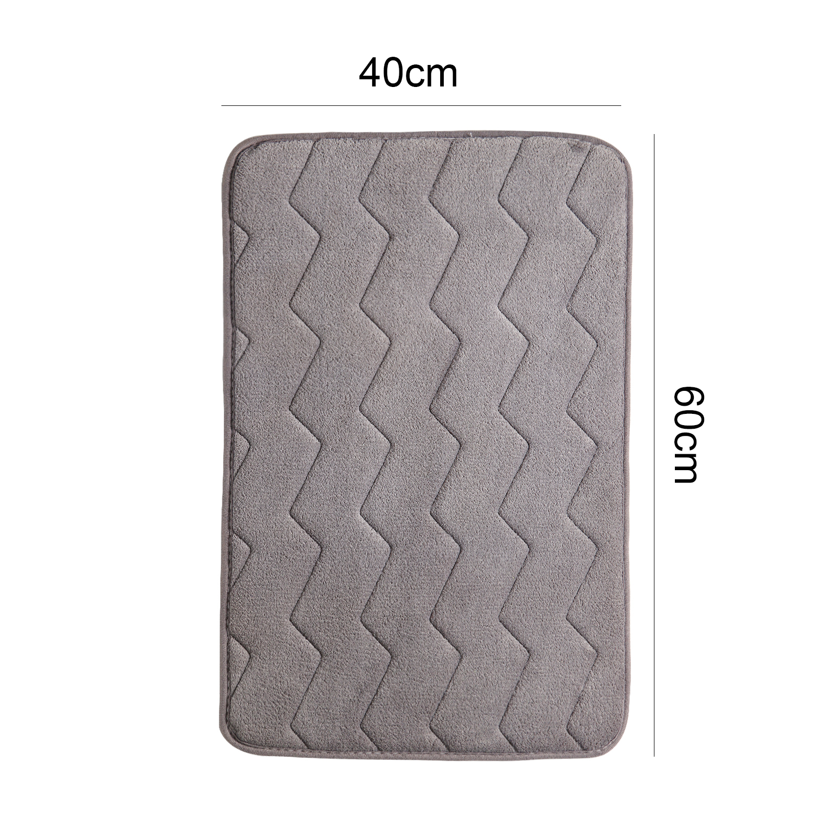 Wholesale Twill Bathroom Non-slip Floor Mat 40*60cm display picture 4