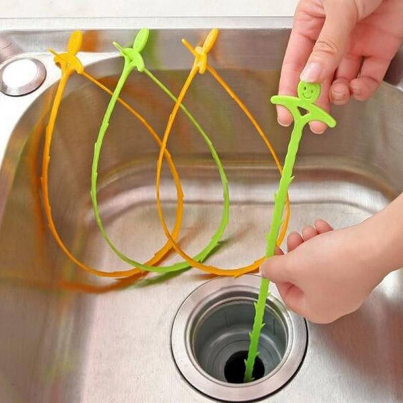 Smiley Kitchen Pipe Dredging Hook Sewer Toilet Dredging Device display picture 6