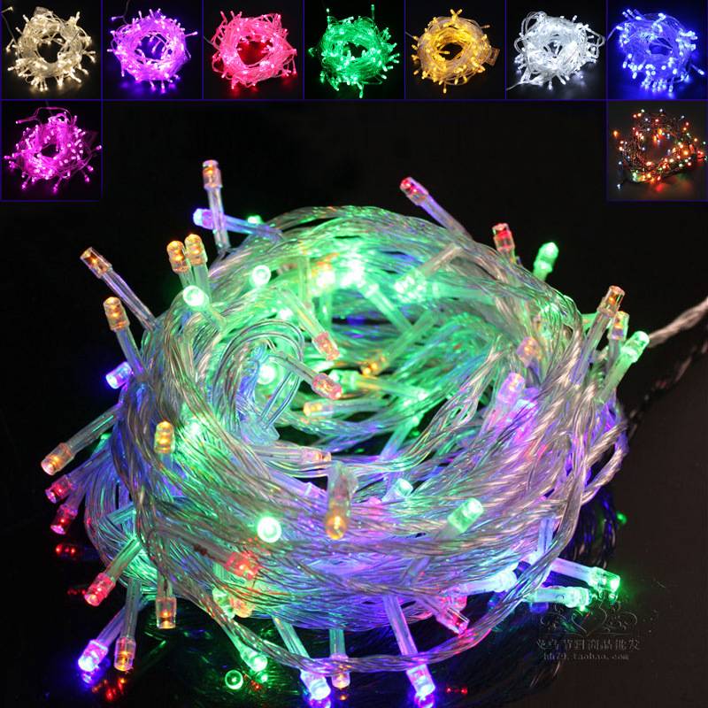 Christmas Color 10m Led Lantern String Waterproof Flashing Lights Birthday Christmas Spring Festival Decoration String Lights With Tail Plug display picture 1