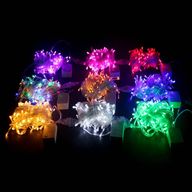 Christmas Color 10m Led Lantern String Waterproof Flashing Lights Birthday Christmas Spring Festival Decoration String Lights With Tail Plug display picture 3