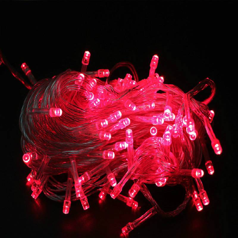 Christmas Color 10m Led Lantern String Waterproof Flashing Lights Birthday Christmas Spring Festival Decoration String Lights With Tail Plug display picture 5