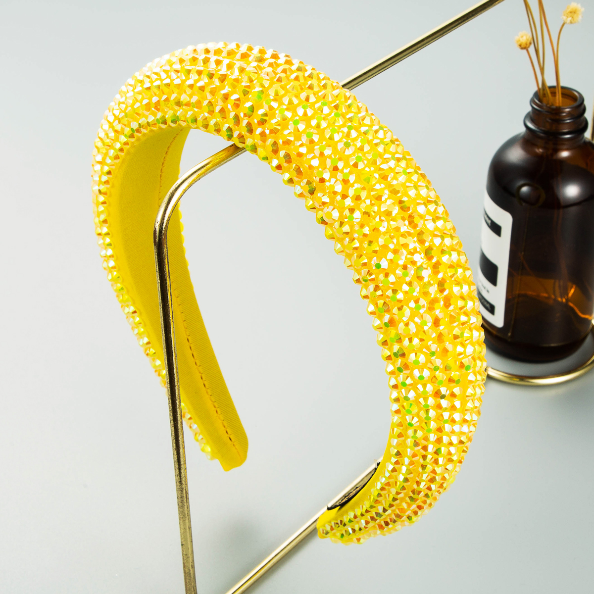 Shiny Sponge Rhinestone Headband Wholesale display picture 1