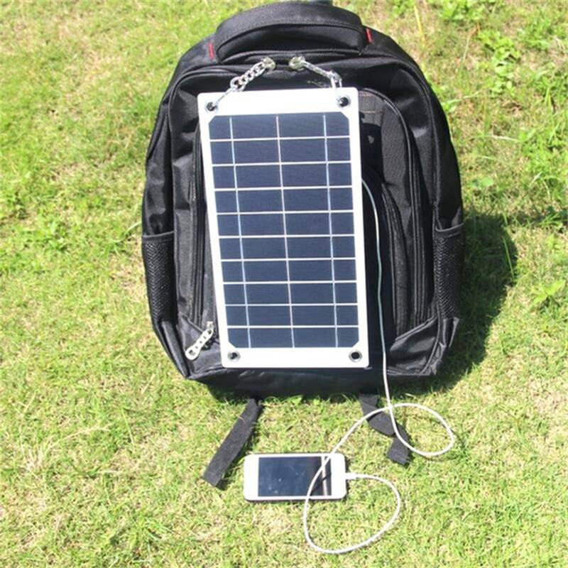 Solar Panel Monocrystalline High Efficiency Battery Cell Phone Charging Backpack Board display picture 7