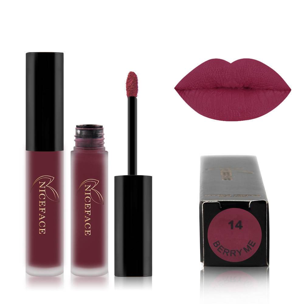 Matte Matte Lip Glaze Does Not Fade And Does Not Stick To Cup Lip Gloss display picture 19