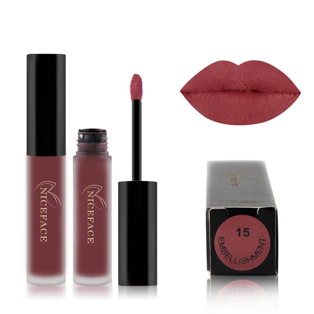Matte Matte Lip Glaze Does Not Fade And Does Not Stick To Cup Lip Gloss display picture 20