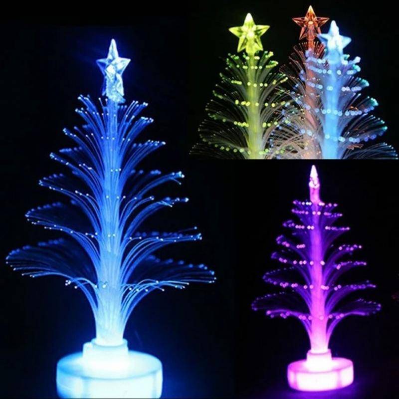 Glowing Fiber Optic Tree Les Colorful Fiber Optic Tree Luminous Toy Night Light display picture 1
