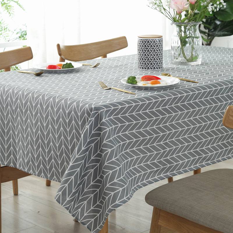 Nappe De Table Basse En Tissu De Décoration De Table Simple En Coton Et Lin display picture 5