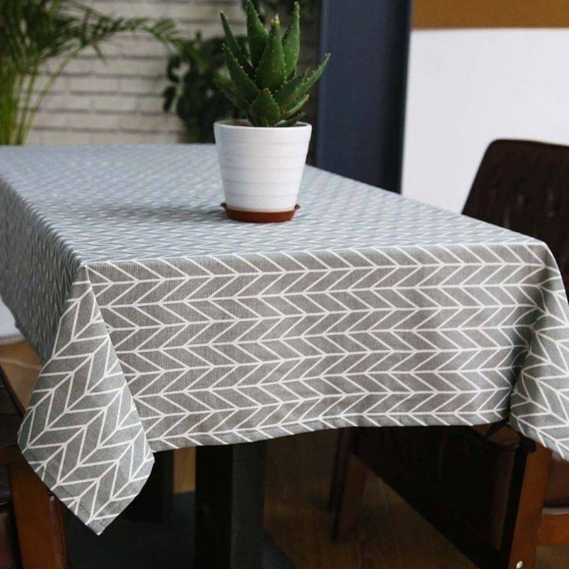 Nappe De Table Basse En Tissu De Décoration De Table Simple En Coton Et Lin display picture 7