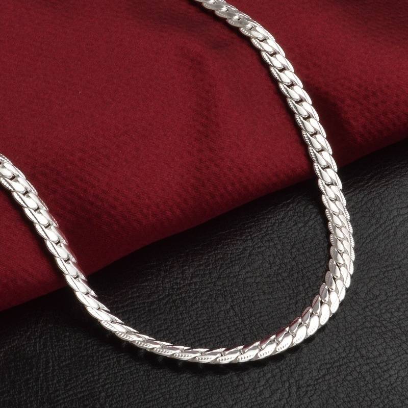 Fashion Geometric Solid Color Chain Necklace Wholesale display picture 10