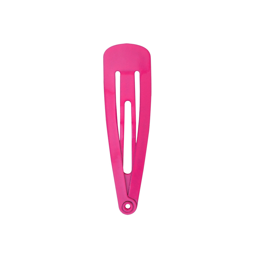 Girl'S Simple Style Solid Color Iron Spray Paint Stoving Varnish Hair Clip display picture 14