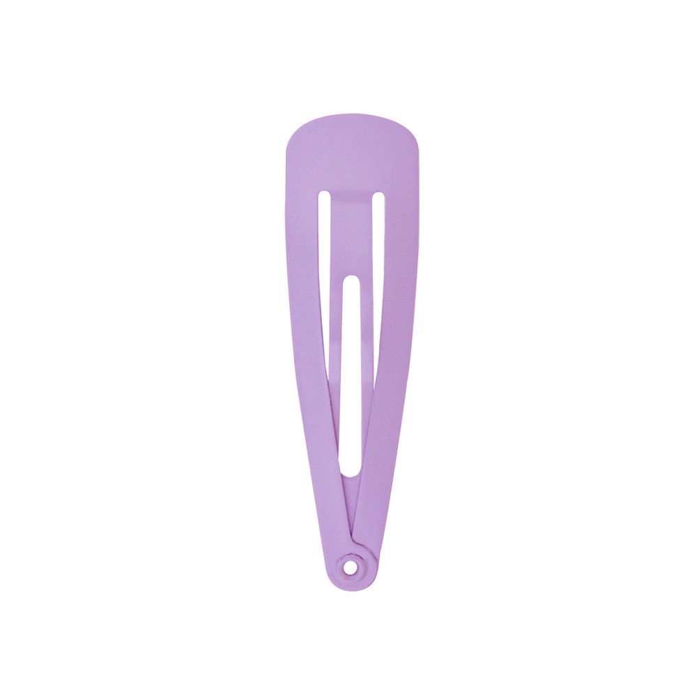 Girl'S Simple Style Solid Color Iron Spray Paint Stoving Varnish Hair Clip display picture 17