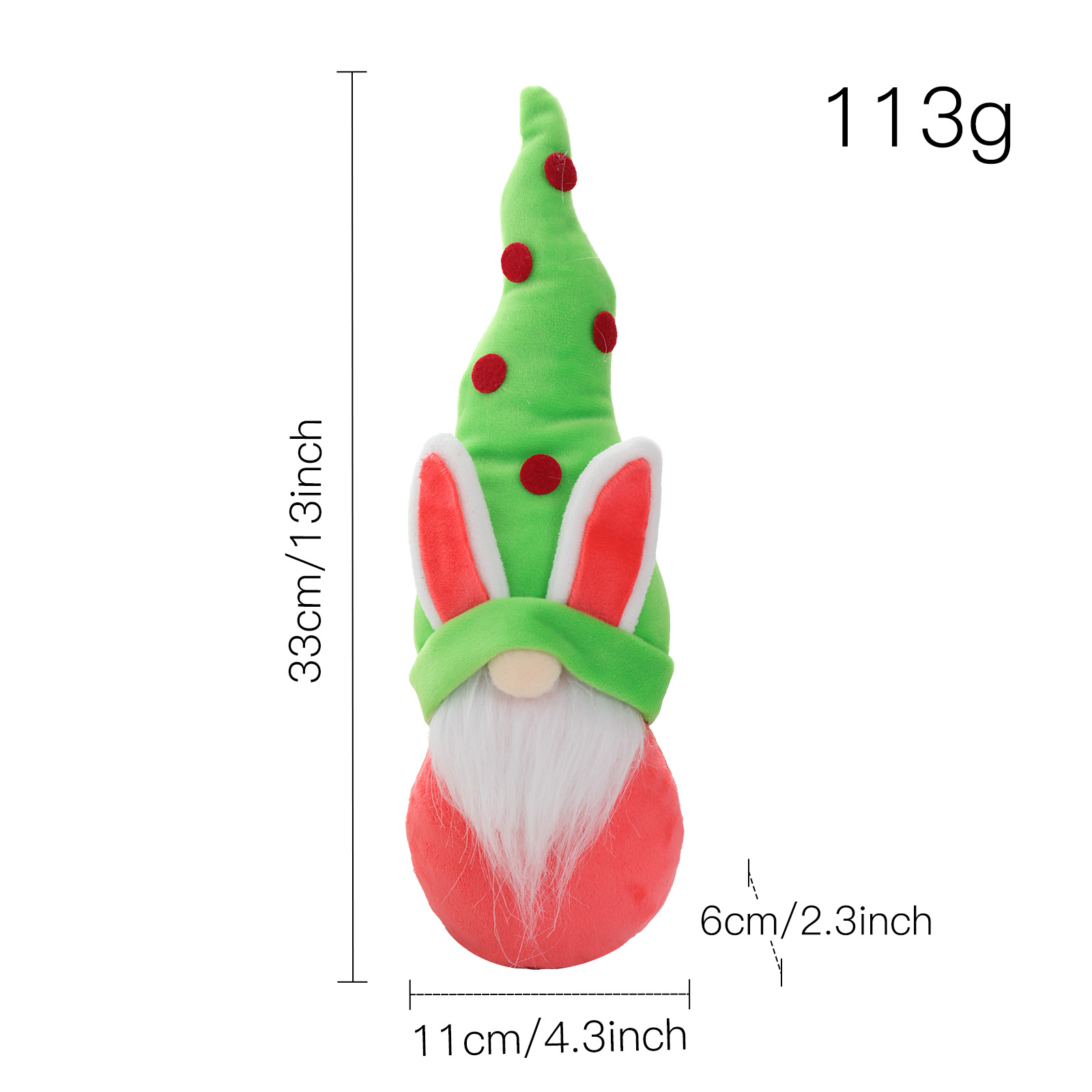 Easter Faceless Doll Decoration Cartoon Bunny Doll Holiday Cute Elf Ornaments display picture 3