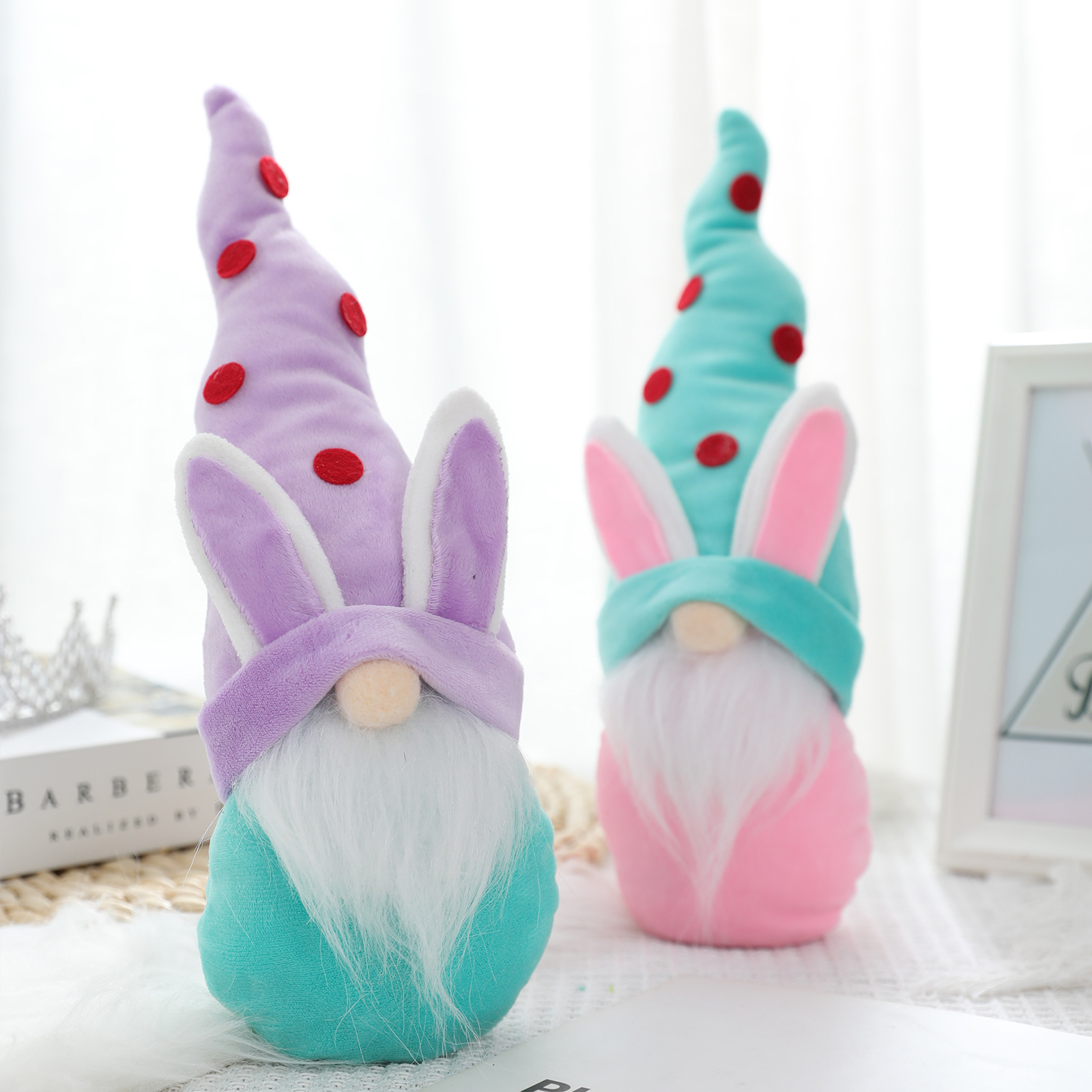 Easter Faceless Doll Decoration Cartoon Bunny Doll Holiday Cute Elf Ornaments display picture 6