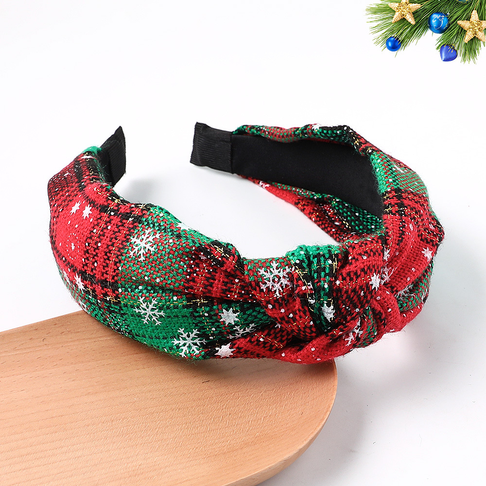 European And American Christmas Headband Head Buckle Christmas Ornaments Wholesale display picture 2
