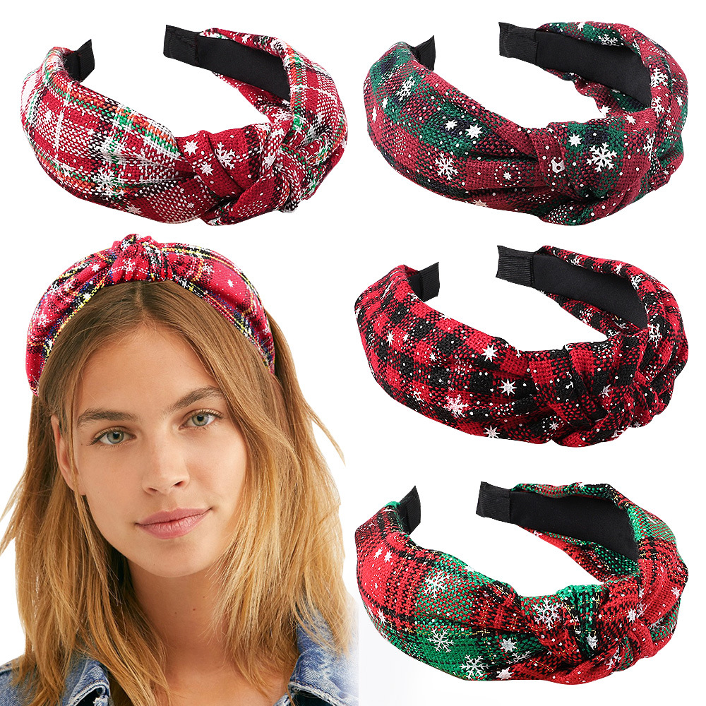 European And American Christmas Headband Head Buckle Christmas Ornaments Wholesale display picture 4
