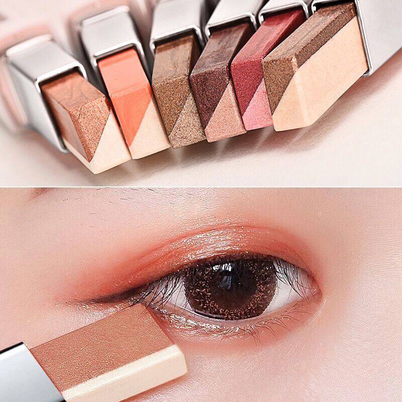 Two-color Eye Shadow Stick Velvet Gradient Pearlescent Eye Shadow display picture 1