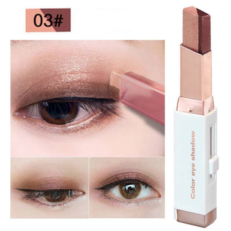 Two-color Eye Shadow Stick Velvet Gradient Pearlescent Eye Shadow display picture 8
