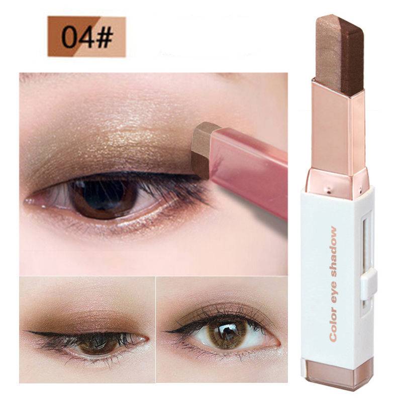 Two-color Eye Shadow Stick Velvet Gradient Pearlescent Eye Shadow display picture 9