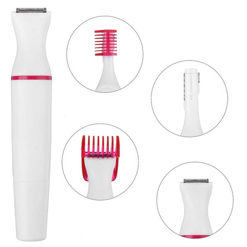 Simple Geometric Contrast Color 5 In 1 Multipurpose Hair Trimmer display picture 4