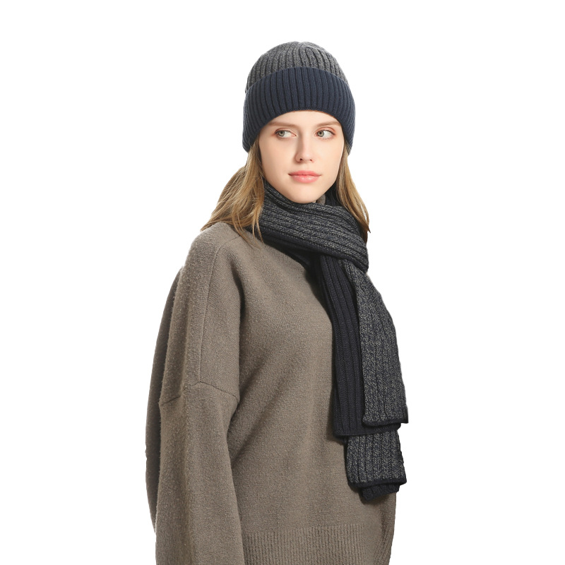 Unisex Simple Style Lattice Wool Cap display picture 1