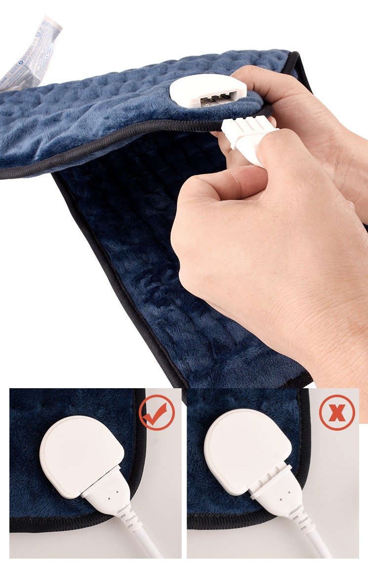 Electric 6-speed Adjustable Hot Compress Physiotherapy Single Heating Blanket display picture 1