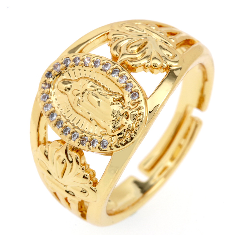 Fashion Star Snake Butterfly Copper Gold Plated Zircon Open Ring 1 Piece display picture 27