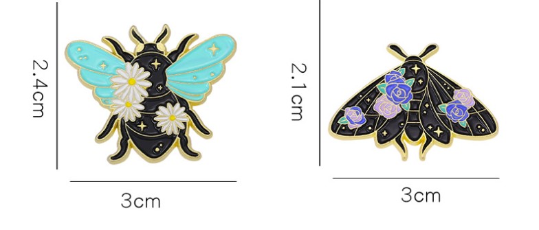 Streetwear Insect Alloy Plating Unisex Brooches display picture 7