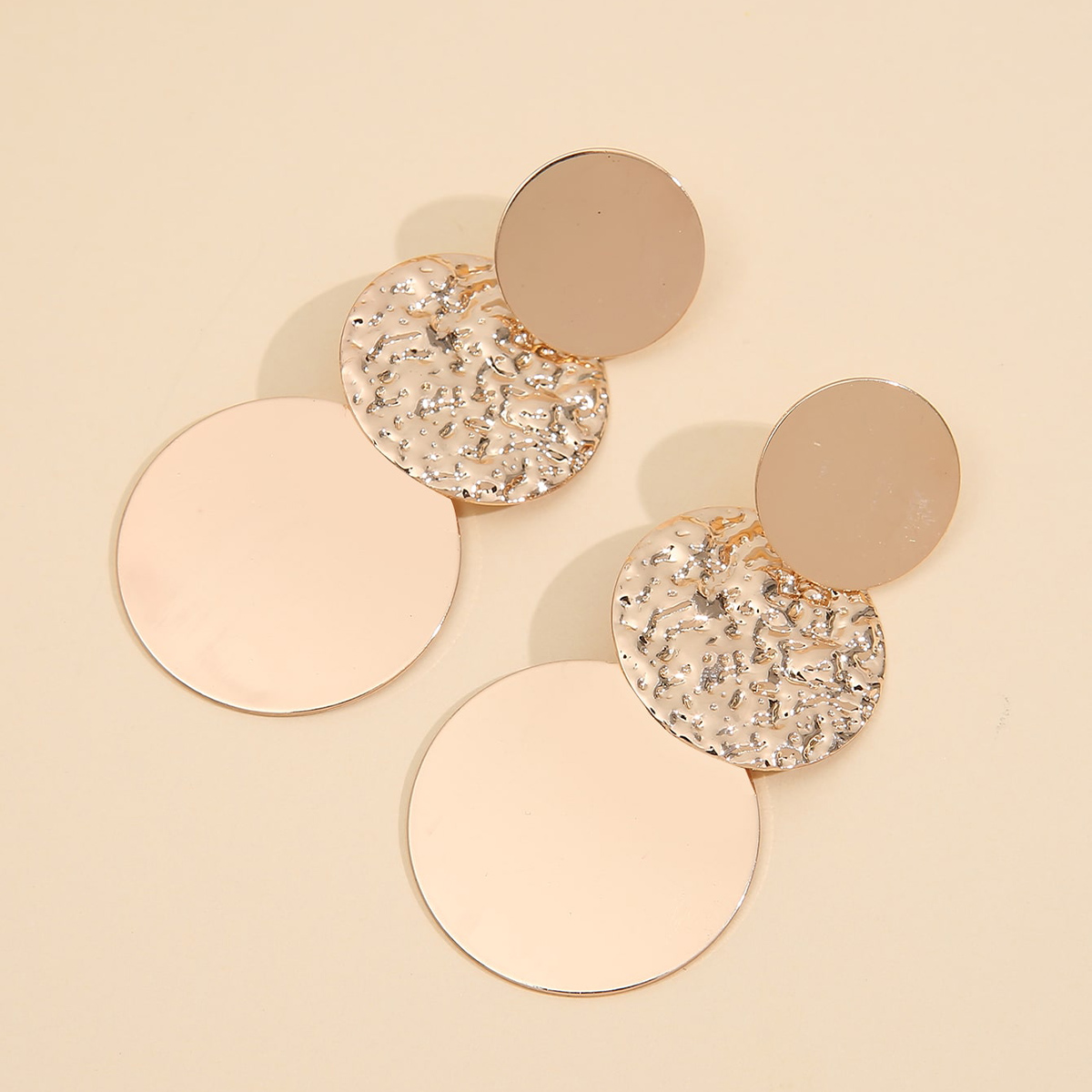Fashion Circle Alloy Women's Drop Earrings 1 Pair display picture 11