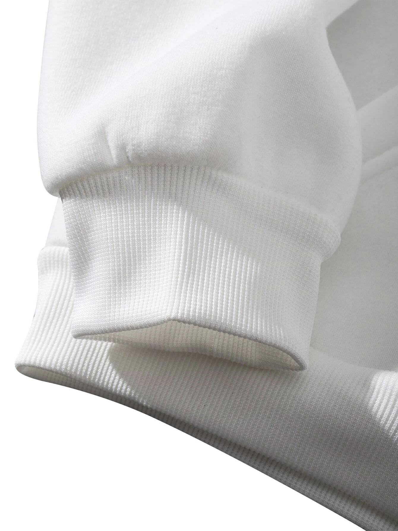 Women's Hoodie Long Sleeve Hoodies & Sweatshirts Printing Pocket Simple Style Letter display picture 6