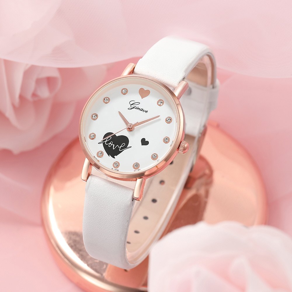 Fashion Heart Shape Buckle Quartz Women's Watches display picture 3