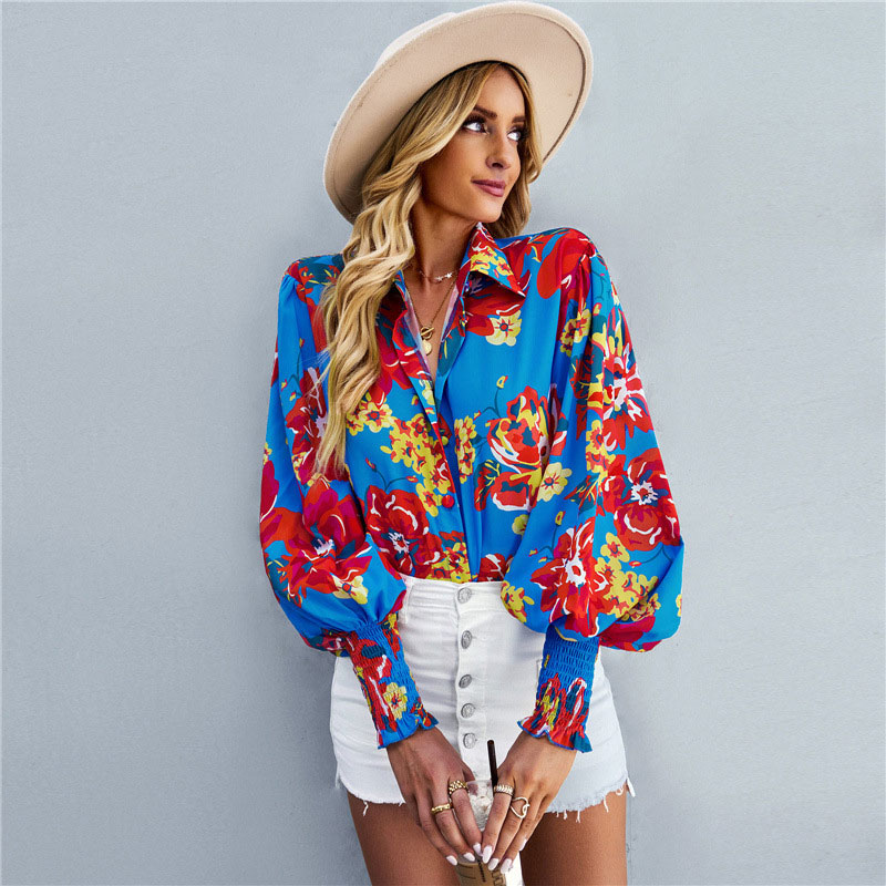 Women's Blouse Long Sleeve Blouses Fashion Printing display picture 6