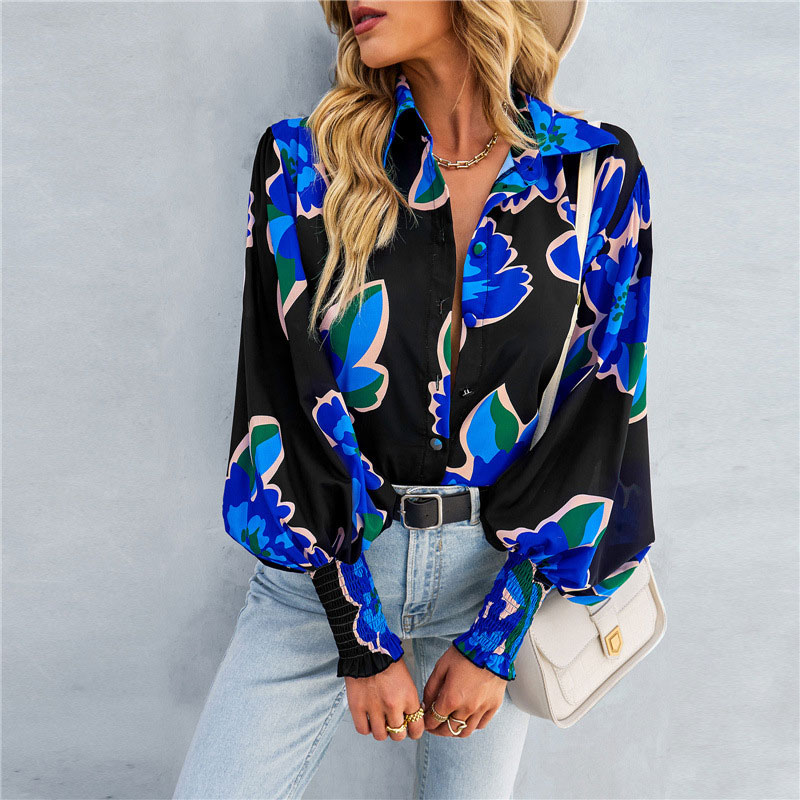 Women's Blouse Long Sleeve Blouses Fashion Printing display picture 9