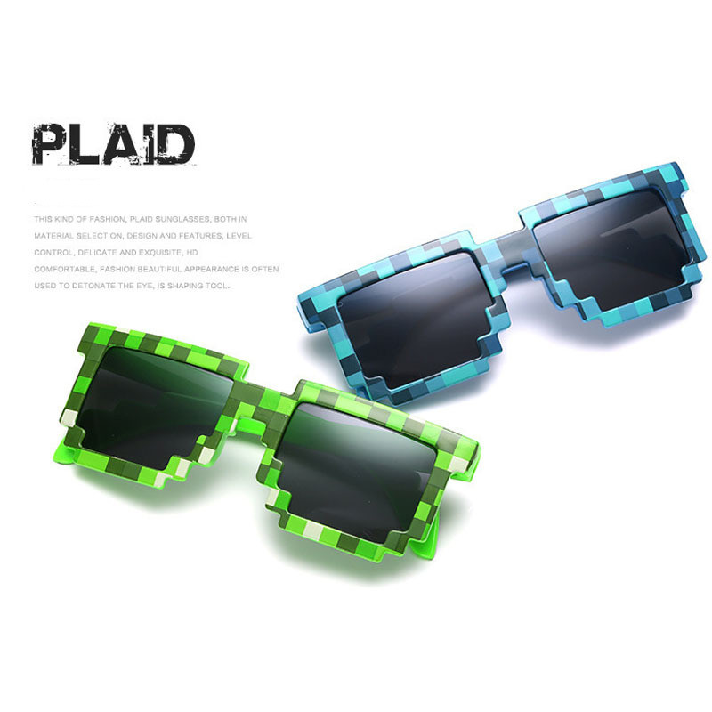 Fashion Color Block Ac Square Patchwork Full Frame Kids Sunglasses display picture 1