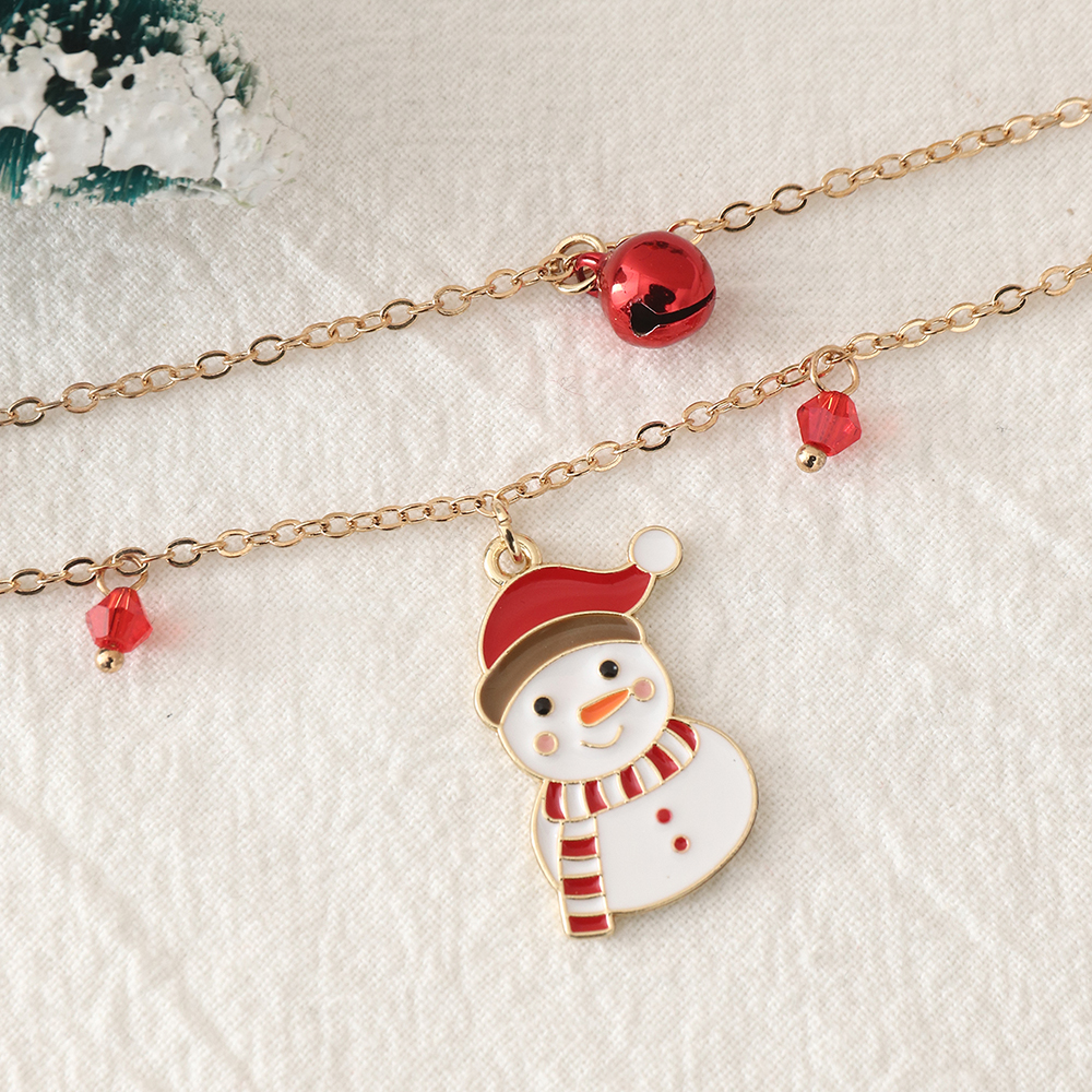 Fashion Snowman Metal Wholesale Layered Necklaces display picture 4