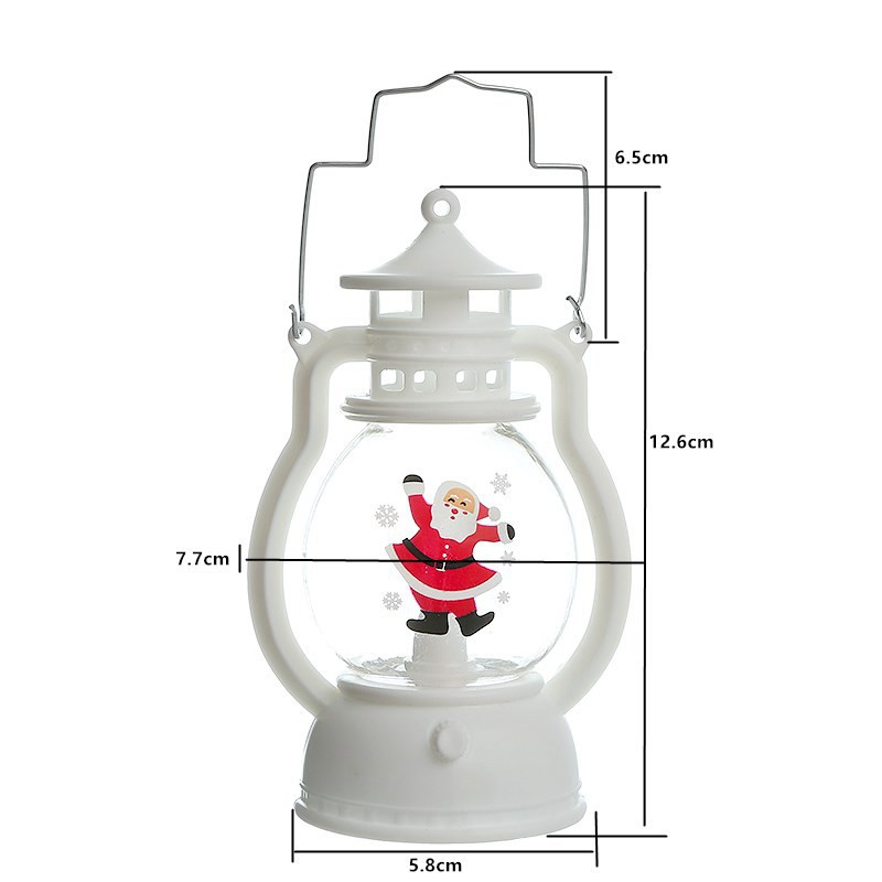 Christmas Retro Santa Claus Snowman Plastic Party Lightings display picture 5