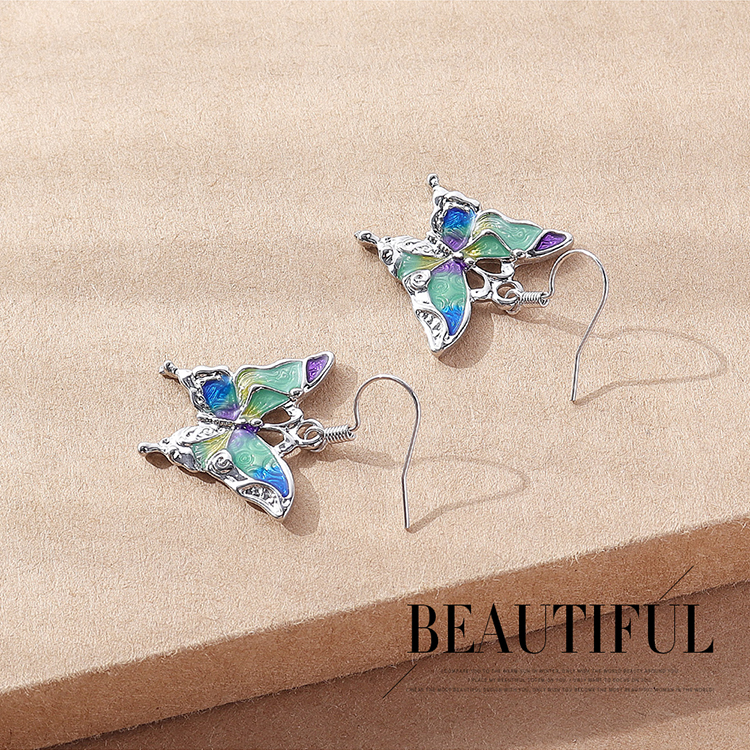 Fashion Butterfly Alloy Women's Drop Earrings 1 Pair display picture 1