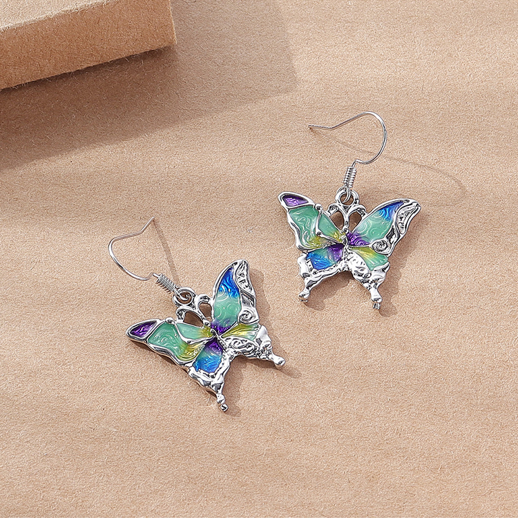 Fashion Butterfly Alloy Women's Drop Earrings 1 Pair display picture 2