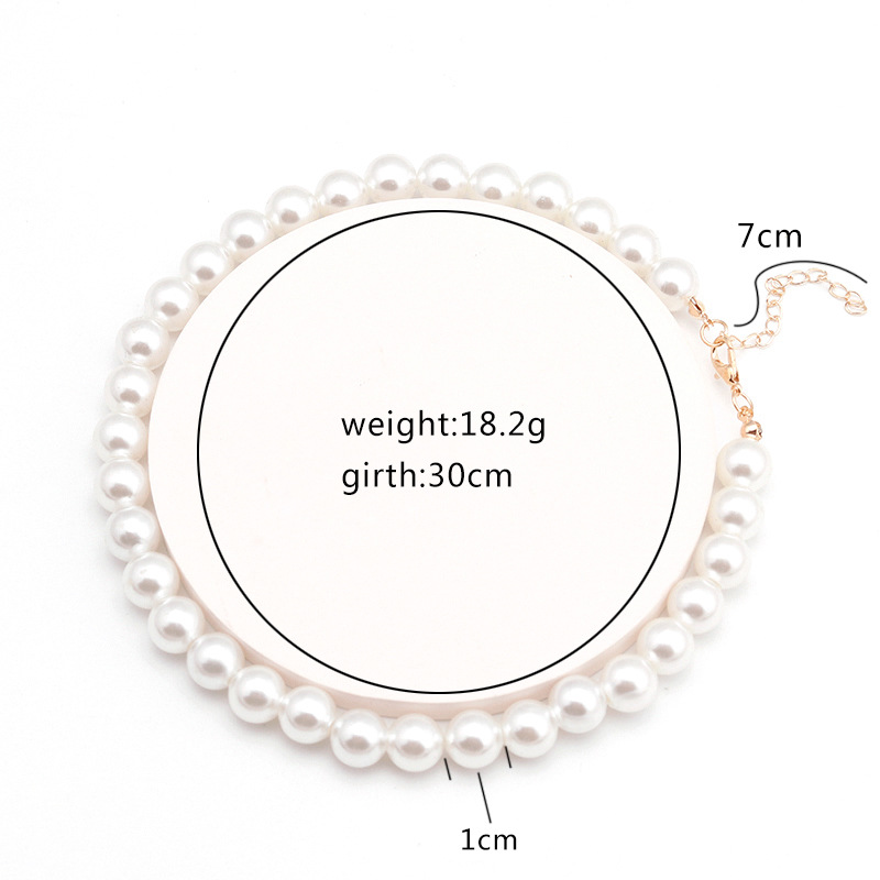 Fashion Solid Color Artificial Pearl Women's Necklace 1 Piece display picture 4