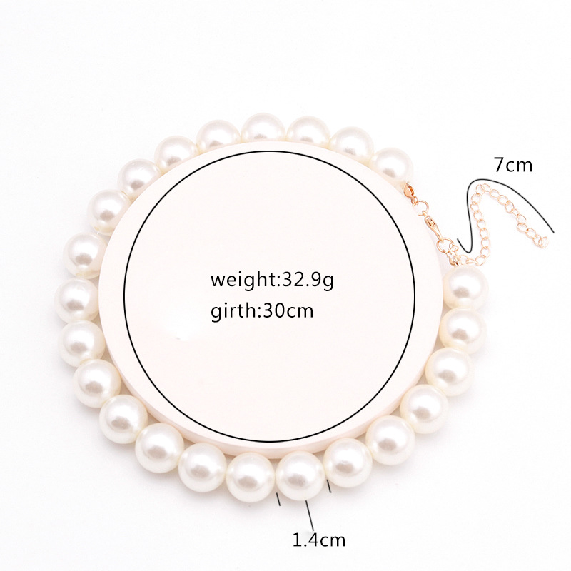 Fashion Solid Color Artificial Pearl Women's Necklace 1 Piece display picture 6