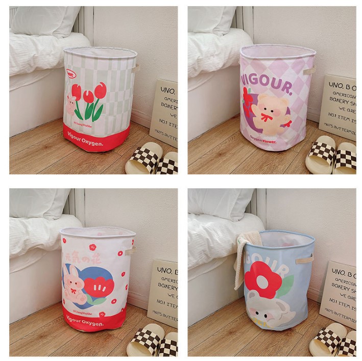 Cute Cartoon Polyester Cotton Storage Basket display picture 4