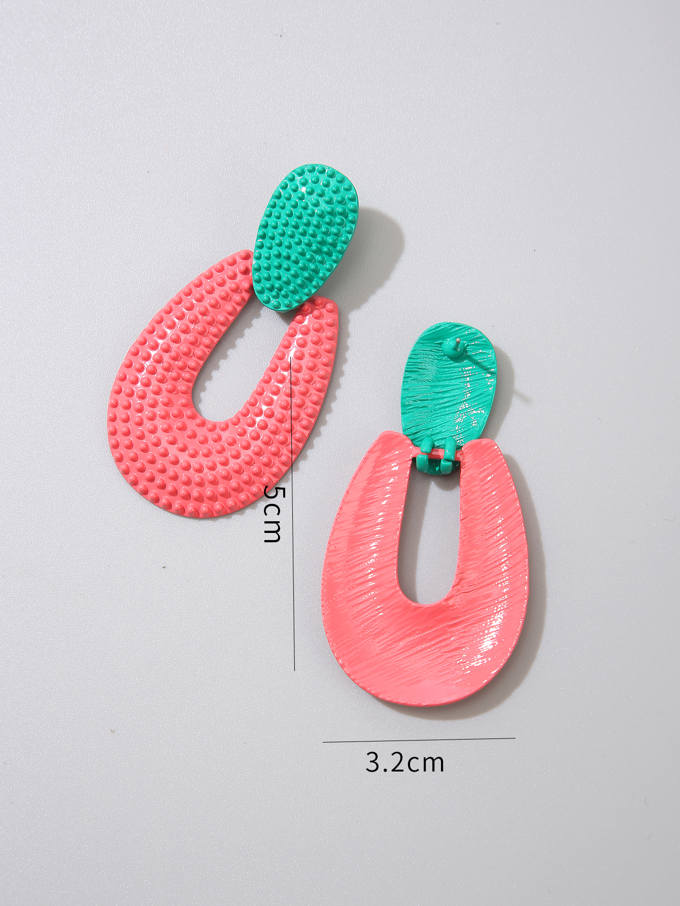 Fashion Color Block Alloy Women's Drop Earrings 1 Pair display picture 6
